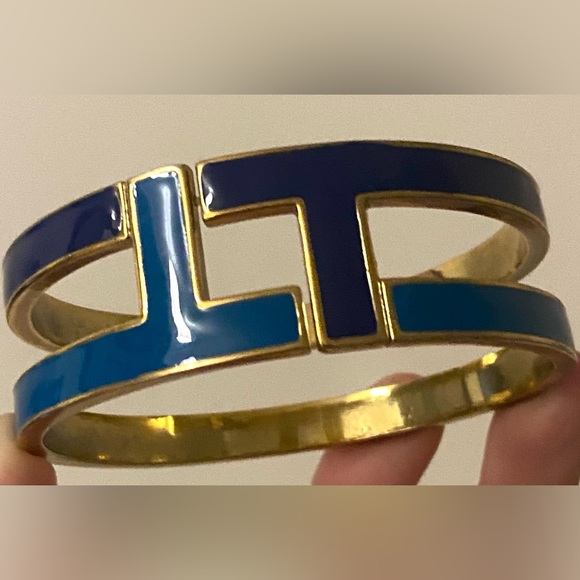 TT Golden and Blue Bangle/Bracelet - Picture 4 of 5